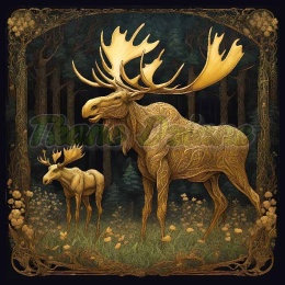 PANEL DRUKOWANY W ZŁOTYM LESIE-ŁOŚ NR 16