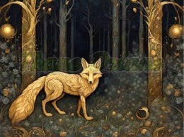 PANEL DRUKOWANY W ZŁOTYM LESIE-LIS NR 17