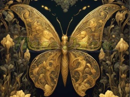 PANEL DRUKOWANY W ZŁOTYM LESIE-MOTYL NR 22