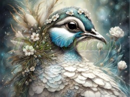 PANEL DRUKOWANY WEDDING BIRD NR 41