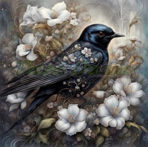 PANEL DRUKOWANY WEDDING BIRD NR 45