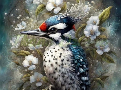 PANEL DRUKOWANY WEDDING BIRD NR 46