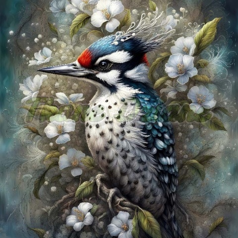 PANEL DRUKOWANY WEDDING BIRD NR 46