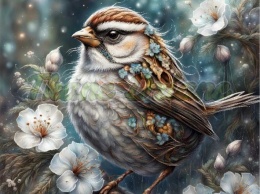 PANEL DRUKOWANY WEDDING BIRD NR 47