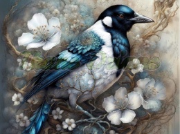 PANEL DRUKOWANY WEDDING BIRD NR 48