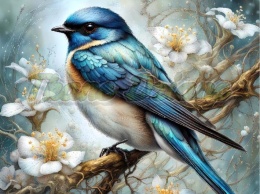 PANEL DRUKOWANY WEDDING BIRD NR 49