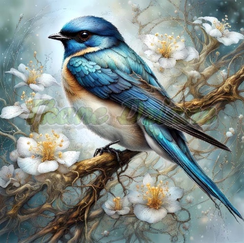 PANEL DRUKOWANY WEDDING BIRD NR 49