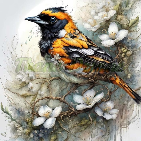 PANEL DRUKOWANY WEDDING BIRD NR 51