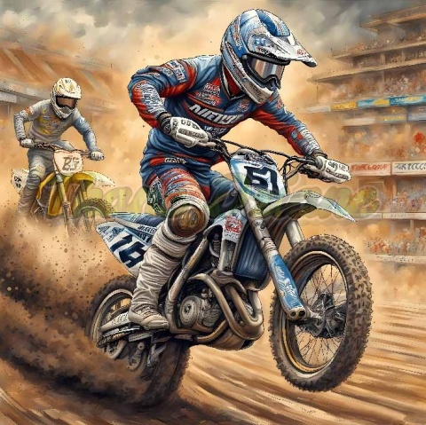 PANEL DRUKOWANY MOTOCROSS NR 1