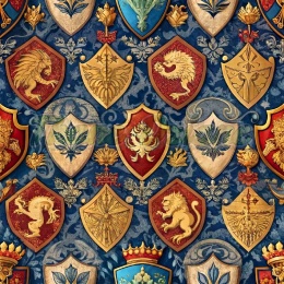 TKANINA DRUKOWANA HERB NR 1