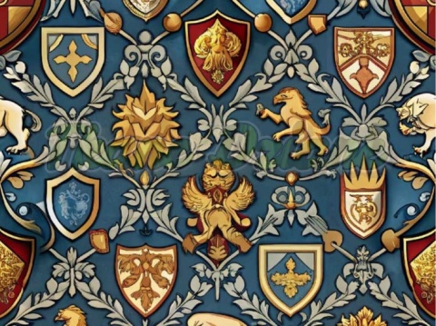 TKANINA DRUKOWANA HERB NR 2