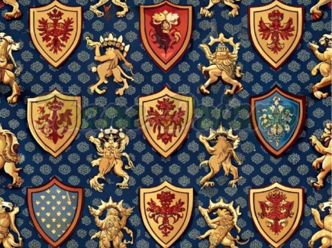 TKANINA DRUKOWANA HERB NR 4