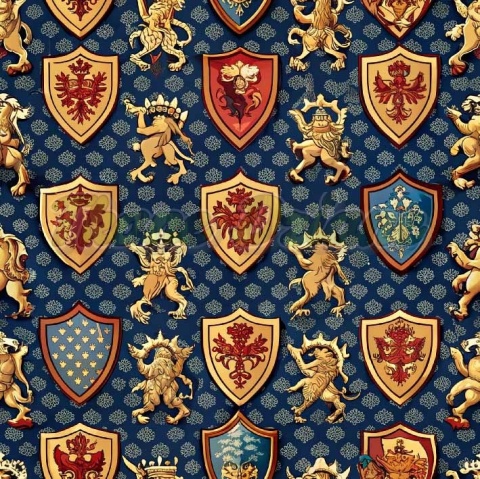 TKANINA DRUKOWANA HERB NR 4