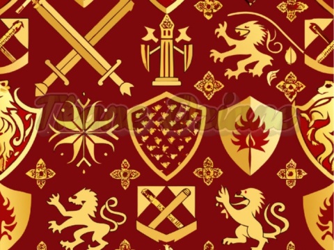 TKANINA DRUKOWANA HERB NR 5