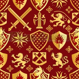 TKANINA DRUKOWANA HERB NR 5