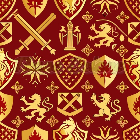 TKANINA DRUKOWANA HERB NR 5