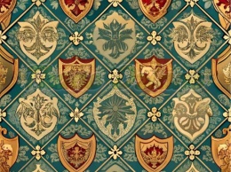 TKANINA DRUKOWANA HERB NR 8