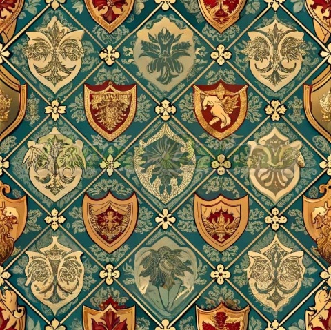 TKANINA DRUKOWANA HERB NR 8