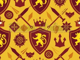 TKANINA DRUKOWANA HERB NR 10