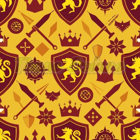 TKANINA DRUKOWANA HERB NR 10