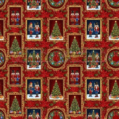 TKANINA DRUKOWANA ŚWIĘTA NR 25