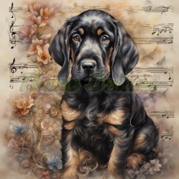 PANEL DRUKOWANY AKWARELOWE PSY - GOŃCZY POLSKI NR 125