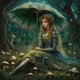 PANEL DRUKOWANY ZIELONA ALICJA W KRAINIE CZARÓW NR 1