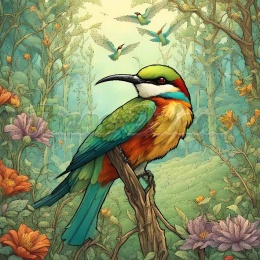 PANEL DRUKOWANY ART NOUVEAU- ŻOŁNA NR 37