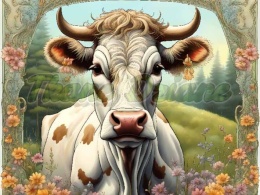 PANEL DRUKOWANY ART NOUVEAU- KROWA NR 34