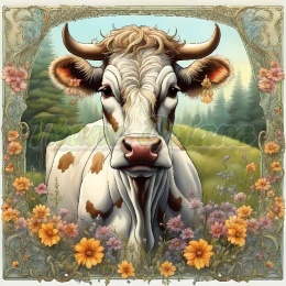 PANEL DRUKOWANY ART NOUVEAU- KROWA NR 34