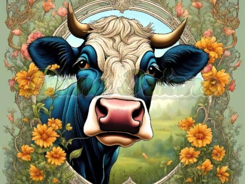 PANEL DRUKOWANY ART NOUVEAU- KROWA NR 33