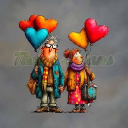 PANEL DRUKOWANY BABCIA Z DZIADKIEM NR 11