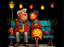 PANEL DRUKOWANY BABCIA Z DZIADKIEM NR 14