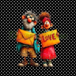 PANEL DRUKOWANY BABCIA Z DZIADKIEM NR 15