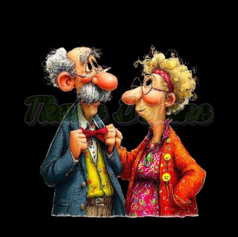 PANEL DRUKOWANY BABCIA Z DZIADKIEM NR 17