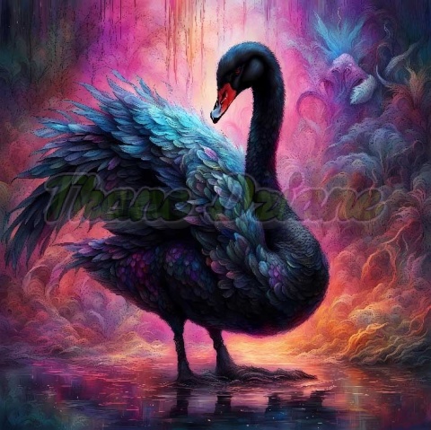 PANEL DRUKOWANY BLACK ANIMAL NR 24