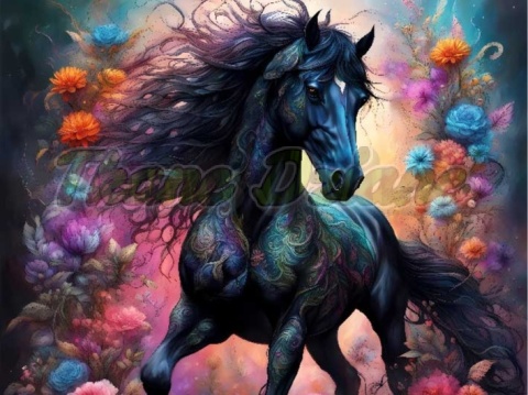 PANEL DRUKOWANY BLACK ANIMAL NR 28