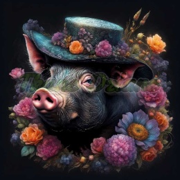 PANEL DRUKOWANY BLACK ANIMAL NR 29