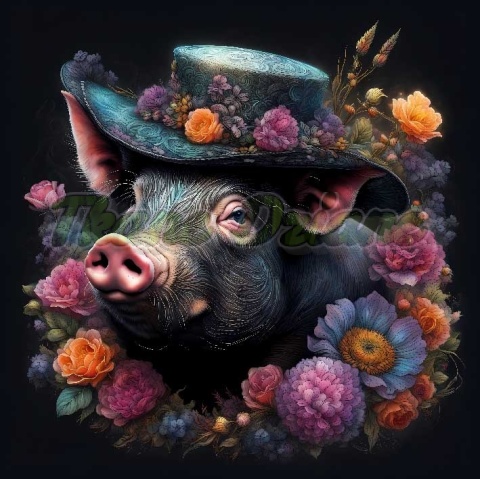 PANEL DRUKOWANY BLACK ANIMAL NR 29