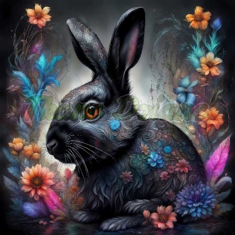 PANEL DRUKOWANY BLACK ANIMAL NR 30