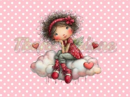 PANEL DRUKOWANY PROSTOKĄTNY POZIOMY/KOSMETYCZKA WALENTYNKOWA DZIEWCZYNA NR 3