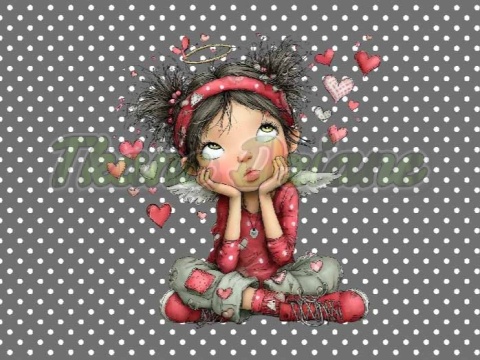 PANEL DRUKOWANY PROSTOKĄTNY POZIOMY/KOSMETYCZKA WALENTYNKOWA DZIEWCZYNA NR 5