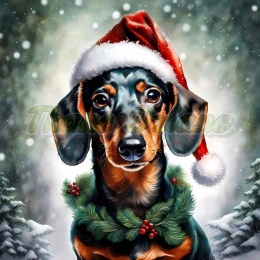 PANEL DRUKOWANY ŚWIĄTECZNY JAMNIK NR 15