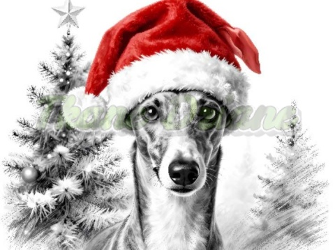 PANEL DRUKOWANY ŚWIĄTECZNY WHIPPET NR 11