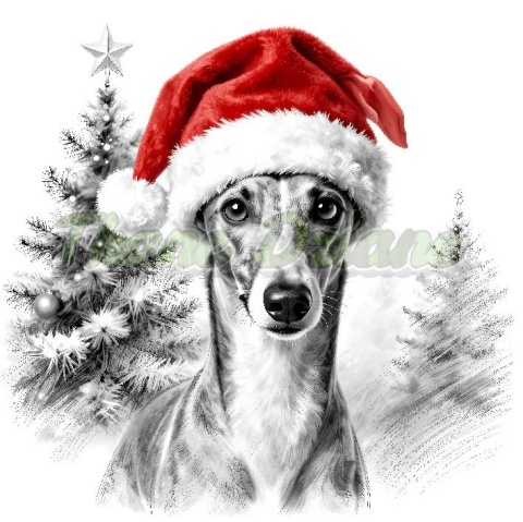 PANEL DRUKOWANY ŚWIĄTECZNY WHIPPET NR 11