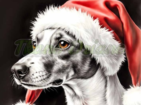 PANEL DRUKOWANY ŚWIĄTECZNY WHIPPET NR 12