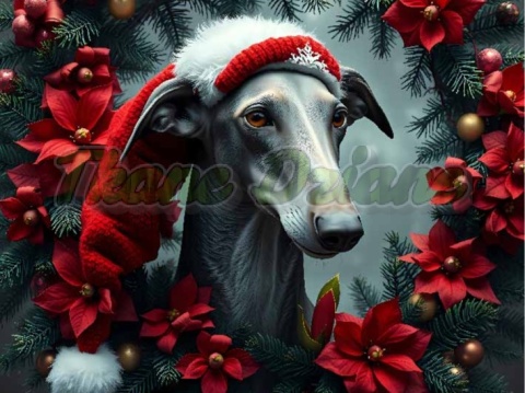 PANEL DRUKOWANY ŚWIĄTECZNY WHIPPET NR 5