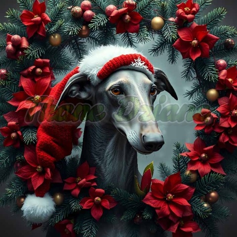 PANEL DRUKOWANY ŚWIĄTECZNY WHIPPET NR 5