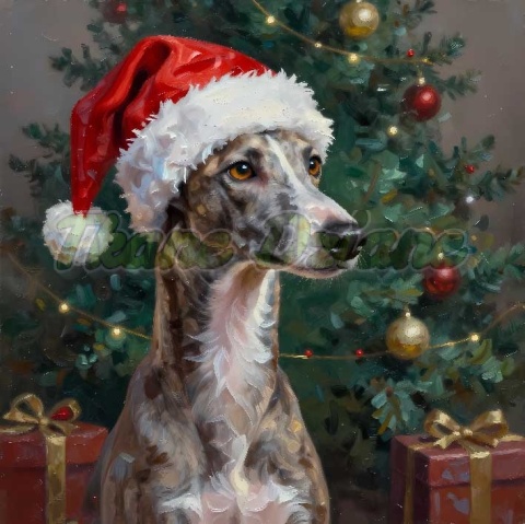 PANEL DRUKOWANY ŚWIĄTECZNY WHIPPET NR 8