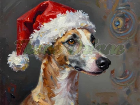 PANEL DRUKOWANY ŚWIĄTECZNY WHIPPET NR 9